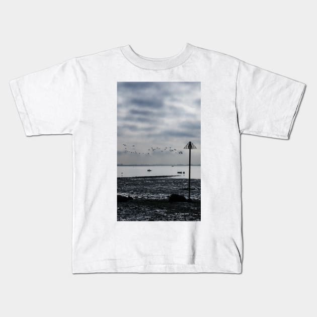 Early Morning Tide Kids T-Shirt by Nigdaw